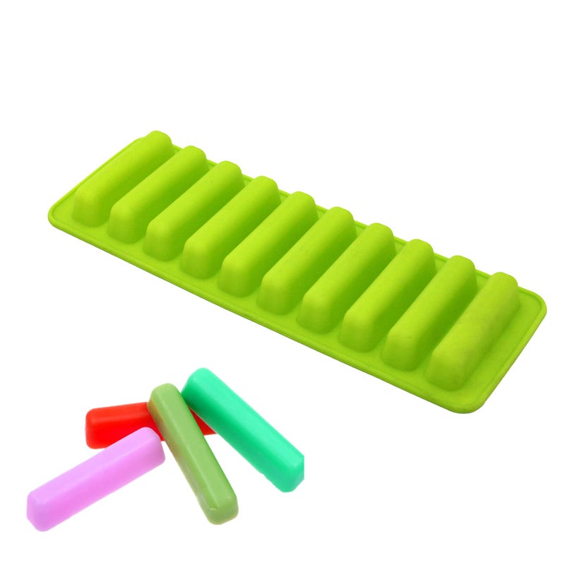 X-Haibei 12-Cavity Silicone Mold for Chocolate Sticks, Crayons, Candies, and Egg Rolls,Jello,Caramels Ice Cube â€“ and Easy Release â€“ Perfect for DIY Crafts, Baking, and Cooking, 1oz per cell - Image 4